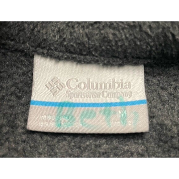 Columbia Grey Gray Bit Girl Fleece Zipper Jacket, Size Youth Medium, 10-12 - Picture 4 of 4
